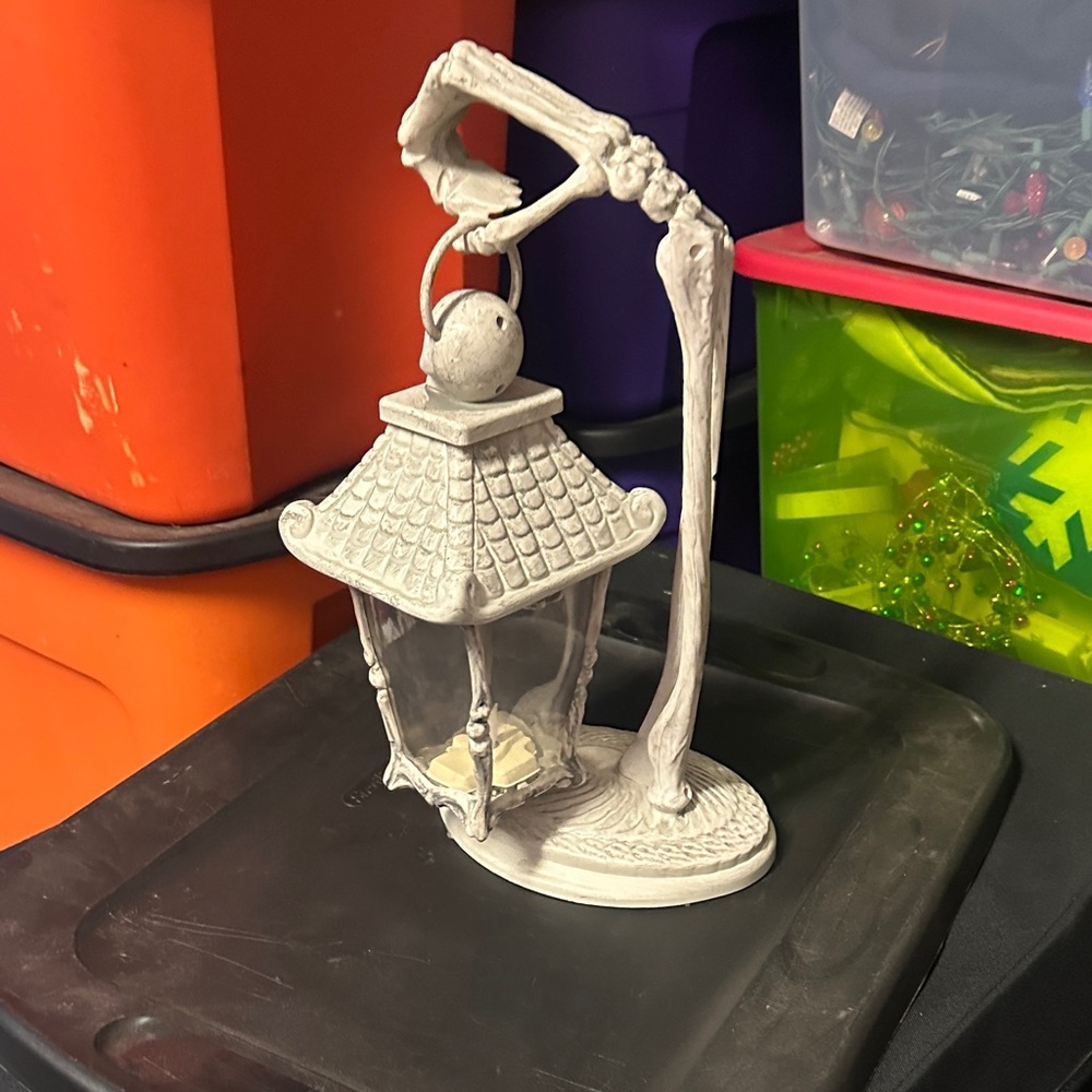 Target White Skeleton Hand Lantern